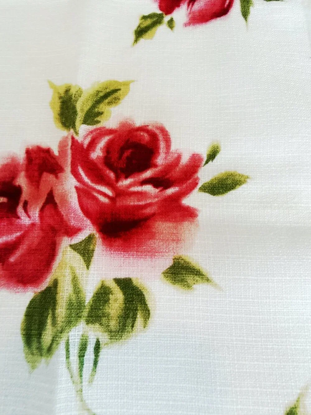 Renoma Vintage Cotton Floral Scarf Pink Roses Handkerchief 17